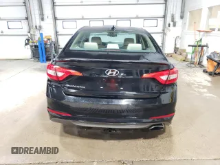 2017 Hyundai Sonata 2.4L with VIN 5NPE24AF8HH460063, listed as a Copart auction lot 55660635 with 154,107 mi miles and Salvage Title. Bid and sale history available at DreamBid. Image 6.