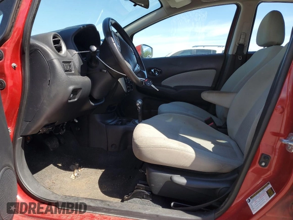 2015 Nissan Note S with VIN 3N1CE2CPXFL407731, listed as a Copart auction lot 55951245 with 133,284 mi miles and Salvage title. Bid and sale history available at DreamBid. Image 7.