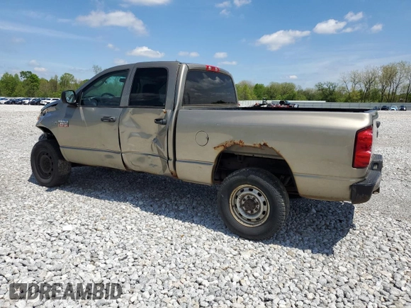 2009 Dodge 2500 SLT with VIN 3D7KS28T79G556379, listed as a Copart auction lot 55851385 with 148,054 mi miles and Salvage Title. Bid and sale history available at DreamBid. Image 2.