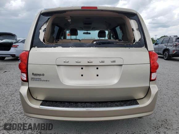 2015 Dodge Grand Caravan SE with VIN 2C4RDGBGXFR613918, listed as a Copart auction lot 55146355 with Not Provided miles and Salvage Title. Bid and sale history available at DreamBid. Image 6.