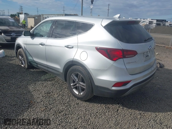 2017 Hyundai Santa Fe 2.4L with VIN 5XYZTDLB7HG444081, listed as a IAAI auction lot 42207558 with 119,054 mi miles and . Bid and sale history available at DreamBid. Image 3.