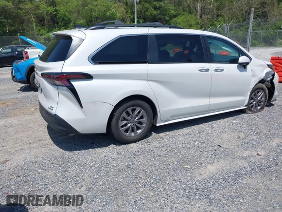 2023 Toyota Sienna XLE z VIN 5TDYSKFC3PS075938, wystawiony jako IAAI lot #42134780 z przebiegiem 34 213 mil mil oraz . Historia ofert i sprzedaży dostępna na DreamBid. Obrazek 4.