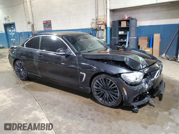 2015 BMW 4 Series 435i z VIN WBA3T3C52FP739087, wystawiony jako Copart lot #50950165 z przebiegiem 97 401 mil mil oraz Czysty tytuł • Clean title. Historia ofert i sprzedaży dostępna na DreamBid. Obrazek 4.