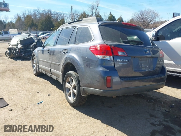 2014 Subaru Outback Limited with VIN 4S4BRDPC2E2207454, listed as a IAAI auction lot 41635322 with 150,862 mi miles and . Bid and sale history available at DreamBid. Image 3.