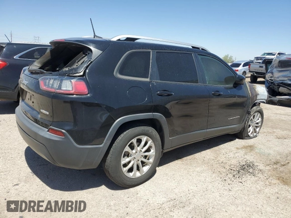 2020 Jeep Cherokee Latitude with VIN 1C4PJLCB4LD605887, listed as a Copart auction lot 58045785 with Not provided miles and Salvage title. Bid and sale history available at DreamBid. Image 3.
