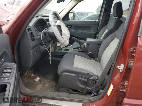 2009 Jeep Liberty Sport with VIN 1J8GN28K89W512030, listed as a Copart auction lot 53563835 with 0 mi miles and Salvage Title. Bid and sale history available at carsss.com. Image 7.