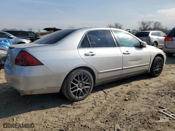 2006 Honda Accord Sdn LX with VIN 1HGCM564X6A070019, listed as a Copart auction lot 47924845 with 258,326 mi miles and Clean Title. Bid and sale history available at carsss.com. Image 3.