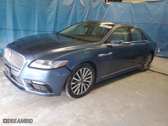 2018 Lincoln Continental Select with VIN 1LN6L9TK8J5609789, listed as a Copart auction lot 49889164 with 89,461 mi miles and Salvage Title. Bid and sale history available at carsss.com. Image 1.