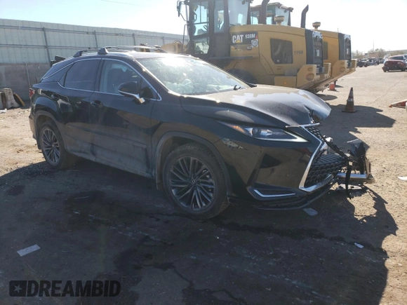 2022 Lexus RX with VIN 2T2HZMDA7NC313221, listed as a Copart auction lot 79806014 with 27,774 mi miles and Salvage Title. Bid and sale history available at carsss.com. Image 4.