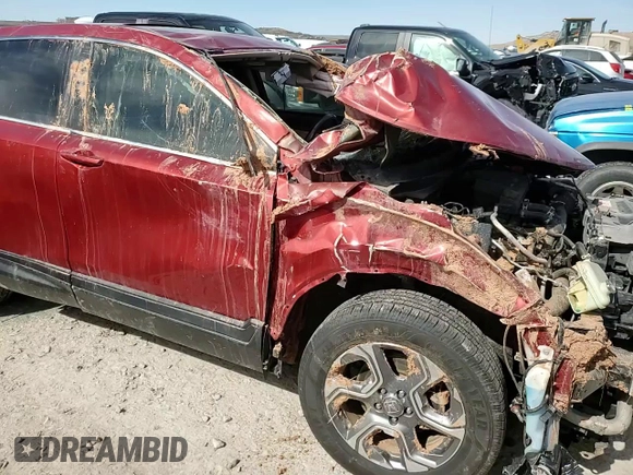 2018 Honda CR-V EX-L with VIN 2HKRW2H88JH603374, listed as a Copart auction lot 48544975 with 133,890 mi miles and Salvage Title. Bid and sale history available at carsss.com. Image 14.