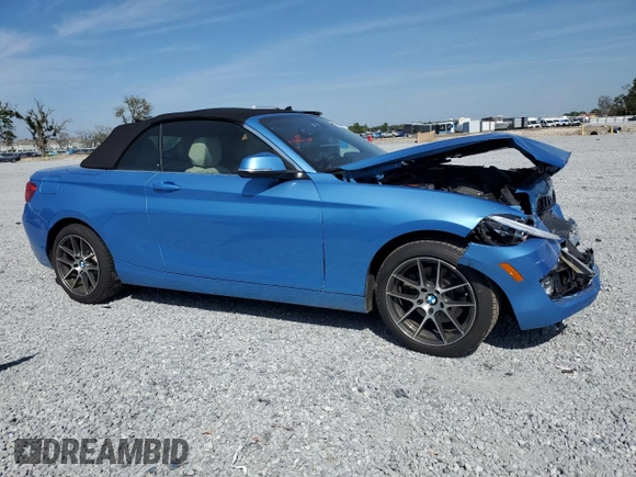 2018 BMW 2 Series 230i xDrive with VIN WBA2K1C58JVD41067, listed as a Copart auction lot 49325465 with 32,442 mi miles and Salvage Title. Bid and sale history available at carsss.com. Image 4.