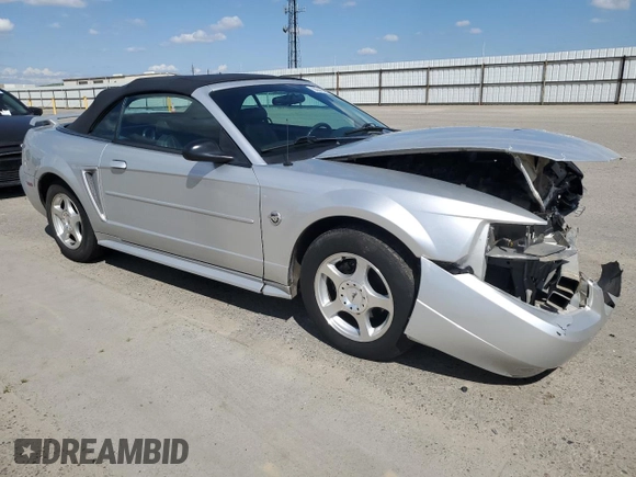 2004 Ford Mustang Deluxe with VIN 1FAFP44694F133988, listed as a Copart auction lot 50846395 with 166,918 mi miles and Salvage Title. Bid and sale history available at carsss.com. Image 4.