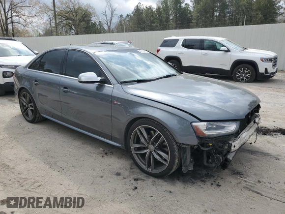 2013 Audi S4 Prestige with VIN WAUKGAFL1DA063911, listed as a Copart auction lot 49174775 with 125,379 mi miles and Salvage Title. Bid and sale history available at carsss.com. Image 4.