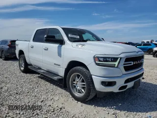 2020 Ram 1500 Big Horn with VIN 1C6SRFFM4LN204150, listed as a Copart auction lot 46865305 with 81,005 mi miles and Salvage Title. Bid and sale history available at carsss.com. Image 4.