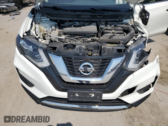 2017 Nissan Rogue S with VIN JN8AT2MV6HW006332, listed as a Copart auction lot 60634955 with Not provided miles and Salvage title. Bid and sale history available at DreamBid. Image 12.