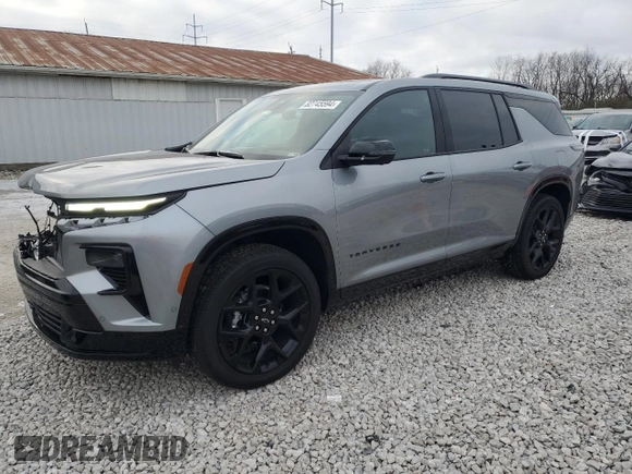 2024 Chevrolet Traverse AWD RS with VIN 1GNEVLKS6RJ189257, listed as a Copart auction lot 82745594 with 4,023 mi miles and Salvage Title. Bid and sale history available at carsss.com. Image 1.