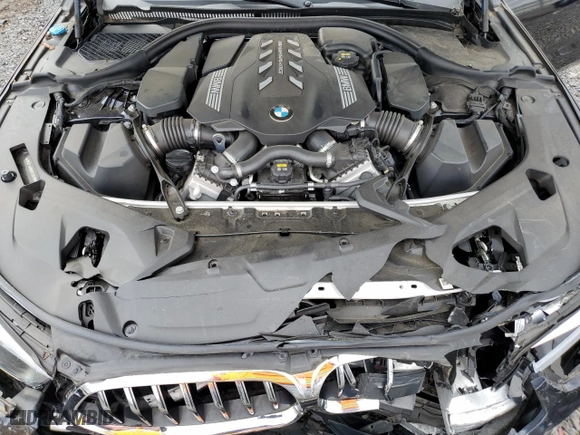 2019 BMW 8 Series M850i xDrive with VIN WBAFY4C58KBX39395, listed as a Copart auction lot 74088834 with 27,413 mi miles and Salvage Title. Bid and sale history available at carsss.com. Image 12.