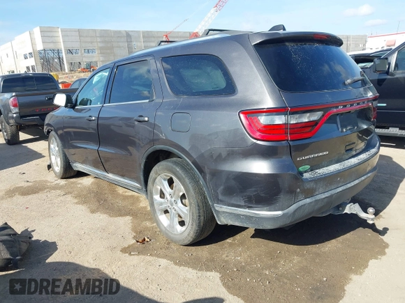 2014 Dodge Durango Limited with VIN 1C4RDHDG6EC277775, listed as a IAAI auction lot 42619740 with 206,936 mi miles and . Bid and sale history available at DreamBid. Image 3.