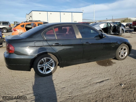 2008 BMW 3 Series 328i with VIN WBAVC53568FZ83340, listed as a Copart auction lot 50104325 with 146,908 mi miles and Salvage Title. Bid and sale history available at carsss.com. Image 3.