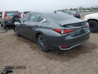 2025 Lexus ES 300h with VIN 58ADA1C10SU057257, listed as a IAAI auction lot 42192136 with 8,030 mi miles and . Bid and sale history available at DreamBid. Image 3.