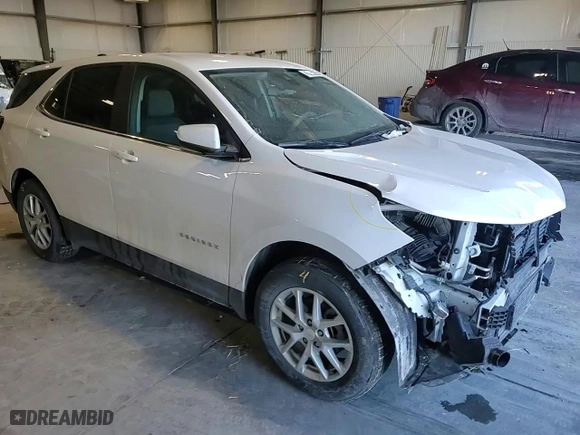 2023 Chevrolet Equinox LT with VIN 3GNAXUEG2PL102630, listed as a Copart auction lot 45298255 with 61,314 mi miles and Salvage Title. Bid and sale history available at carsss.com. Image 11.