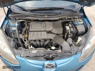 2012 Mazda Mazda2 Touring with VIN JM1DE1LY8C0149593, listed as a Copart auction lot 44600365 with 185,091 mi miles and Salvage Title. Bid and sale history available at carsss.com. Image 11.
