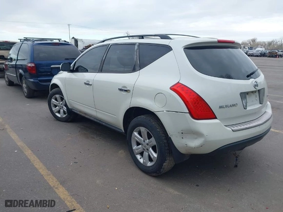 2007 Nissan Murano SL with VIN JN8AZ08W97W626418, listed as a IAAI auction lot 41801228 with 206,287 mi miles. Bid and sale history available at carsss.com. Image 3.