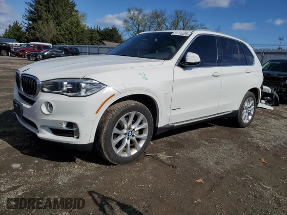 2018 BMW X5 xDrive35i with VIN 5UXKR0C53J0X93705, listed as a Copart auction lot 51715435 with 106,677 mi miles and Salvage Title. Bid and sale history available at carsss.com. Image 1.