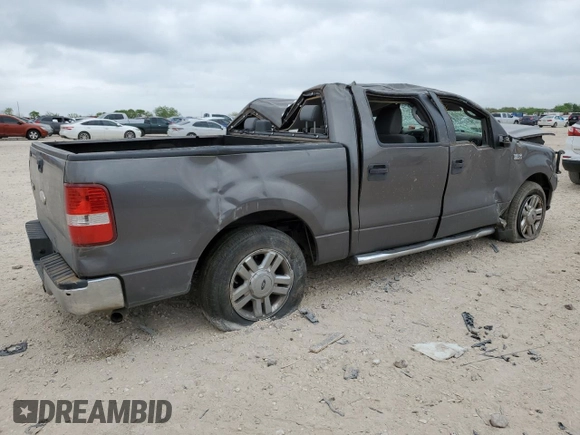 2008 Ford F-150 XL with VIN 1FTRW12W88FB92161, listed as a Copart auction lot 50624505 with 0 mi miles and Salvage Title. Bid and sale history available at carsss.com. Image 3.