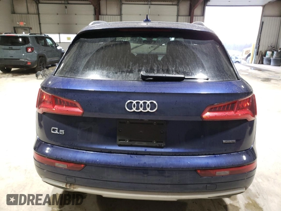 2020 Audi Q5 Premium with VIN WA1ANAFY8L2115490, listed as a Copart auction lot 87094424 with 49,528 mi miles and Salvage Title. Bid and sale history available at carsss.com. Image 6.