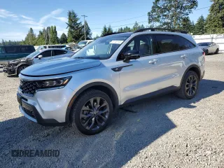 2022 Kia Sorento SX with VIN 5XYRKDLF5NG086142, listed as a Copart auction lot 62100195 with 57,043 mi miles and Salvage title. Bid and sale history available at DreamBid. Image 1.