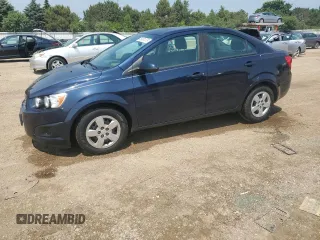 2015 Chevrolet Sonic LS with VIN 1G1JA5SH0F4165087, listed as a Copart auction lot 59351075 with 78,807 mi miles and Salvage title. Bid and sale history available at DreamBid. Image 1.