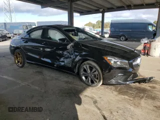 2015 Mercedes-Benz CLA 250 with VIN WDDSJ4EB1FN176192, listed as a Copart auction lot 50578155 with 124,292 mi miles and Salvage Title. Bid and sale history available at DreamBid. Image 4.