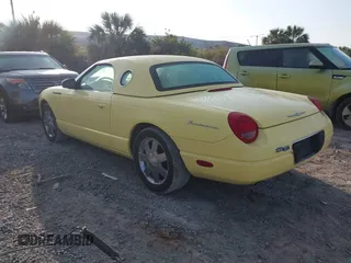2002 Ford Thunderbird Hardtop Premium with VIN 1FAHP60A02Y104086, listed as a IAAI auction lot 41557195 with 44,882 mi miles and . Bid and sale history available at DreamBid. Image 3.
