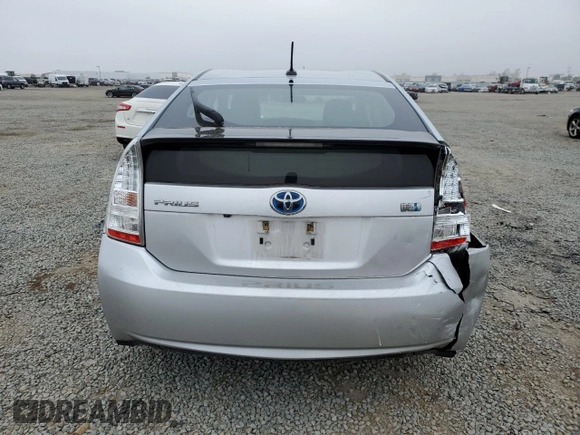 2010 Toyota Prius II with VIN JTDKN3DU6A5175138, listed as a Copart auction lot 50332455 with 173,302 mi miles and Salvage Title. Bid and sale history available at carsss.com. Image 6.