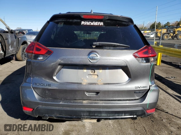 2018 Nissan Rogue SV with VIN 5N1AT2MV1JC804414, listed as a Copart auction lot 47134585 with 69,364 mi miles and Salvage Title. Bid and sale history available at carsss.com. Image 6.