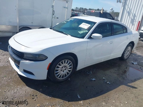 2019 Dodge Charger Police with VIN 2C3CDXKTXKH749683, listed as a IAAI auction lot 40898921 with NaN miles. Bid and sale history available at carsss.com. Image 2.
