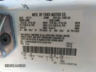 2016 Ford Transit Connect XL z VIN NM0GS9E72G1242163, wystawiony jako IAAI lot #34668324 z przebiegiem Nie podano mil oraz . Historia ofert i sprzedaży dostępna na DreamBid. Obrazek 9.
