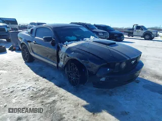 2007 Ford Mustang GT Deluxe with VIN 1ZVFT82H775319621, listed as a IAAI auction lot 41352594 with 123,842 mi miles. Bid and sale history available at carsss.com. Image 1.