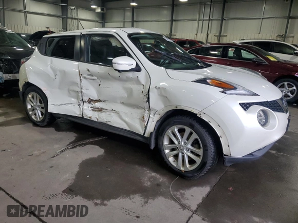 2016 Nissan Juke S with VIN JN8AF5MV2GT658597, listed as a Copart auction lot 85207504 with 176,113 mi miles and Salvage Title. Bid and sale history available at carsss.com. Image 4.