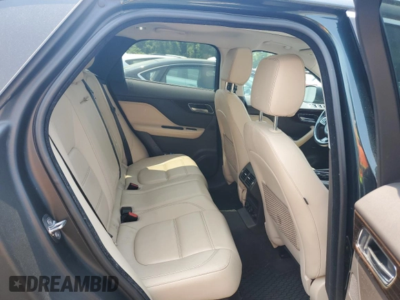 2017 Jaguar F-Pace 35t Prestige with VIN SADCK2BV5HA885091, listed as a Copart auction lot 59938185 with 70,648 mi miles and Salvage title. Bid and sale history available at DreamBid. Image 10.