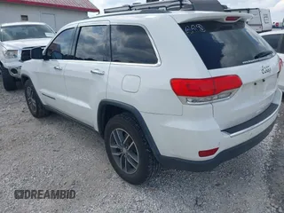 2017 Jeep Grand Cherokee Limited with VIN 1C4RJEBG4HC779411, listed as a IAAI auction lot 42383918 with 128,120 mi miles and . Bid and sale history available at DreamBid. Image 3.