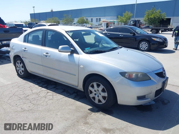 2008 Mazda 3 i Touring with VIN JM1BK12GX81184839, listed as a IAAI auction lot 41969238 with 197,387 mi miles and . Bid and sale history available at carsss.com. Image 1.