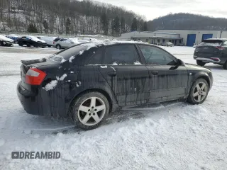 2005 Audi A4 1.8T SE with VIN WAULC68EX5A087184, listed as a Copart auction lot 85869944 with 169,025 mi miles and Salvage Title. Bid and sale history available at carsss.com. Image 3.
