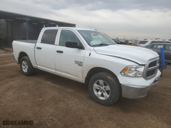 2021 Ram 1500 Classic Tradesman with VIN 3C6RR7KG0MG706300, listed as a Copart auction lot 51531855 with 81,873 mi miles and Salvage Title. Bid and sale history available at carsss.com. Image 4.