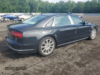 2015 Audi A8 3.0T z VIN WAU3GAFD6FN036423, wystawiony jako Copart lot #60436925 z przebiegiem 161 677 mil mil oraz Szkoda całkowita • Salvage title. Historia ofert i sprzedaży dostępna na DreamBid. Obrazek 3.