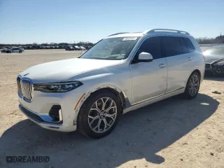 2020 BMW X7 xDrive40i with VIN 5UXCW2C07L9B38798, listed as a Copart auction lot 46423935 with NaN miles and Salvage Title. Bid and sale history available at carsss.com. Image 1.