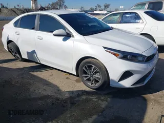 2023 Kia Forte LXS with VIN 3KPF24AD9PE605634, listed as a IAAI auction lot 41735831 with 18,042 mi miles. Bid and sale history available at carsss.com. Image 1.