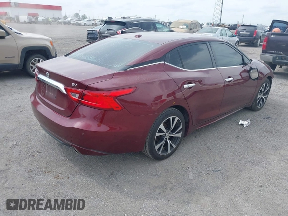 2018 Nissan Maxima SL with VIN 1N4AA6AP8JC381098, listed as a IAAI auction lot 42075548 with 119,651 mi miles and . Bid and sale history available at DreamBid. Image 4.