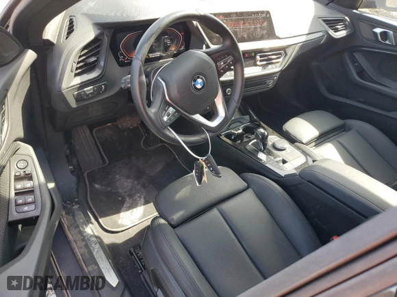 2023 BMW 2 Series 228i xDrive with VIN WBA73AK05P7M55059, listed as a Copart auction lot 49292115 with 14,704 mi miles and Salvage Title. Bid and sale history available at carsss.com. Image 8.